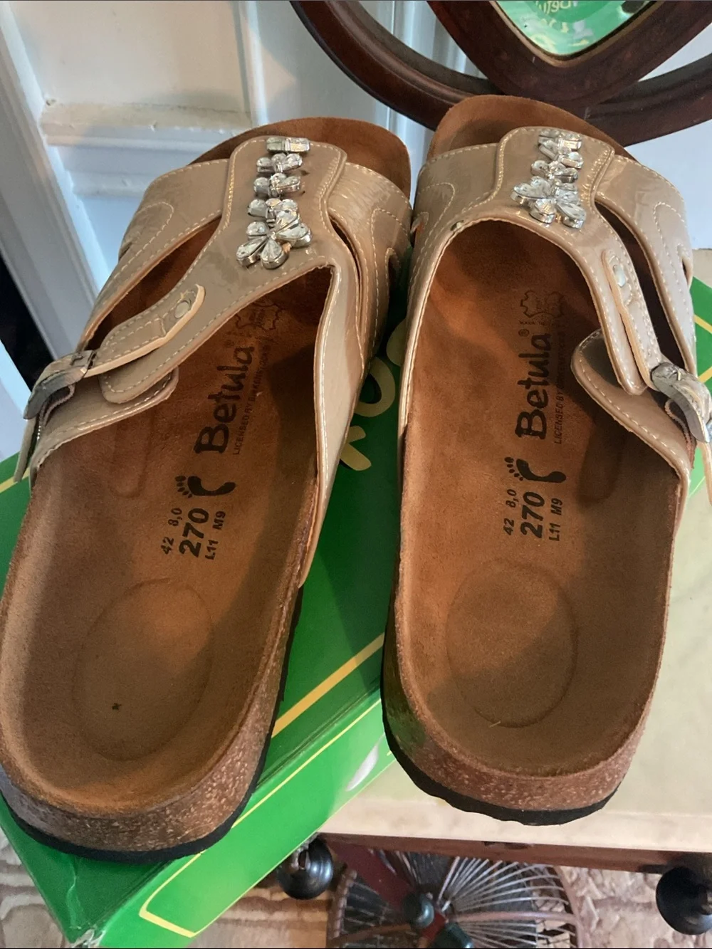 Betula emblished sandals